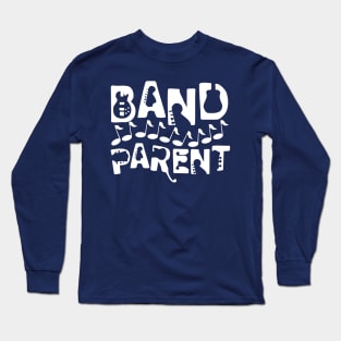 Musical Band Parent Music Notes White Long Sleeve T-Shirt